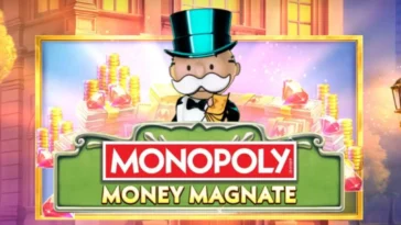 kansikuva kolikkopelistä Monopoly Money Magnate