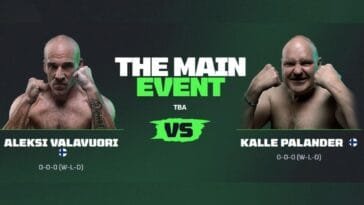 Aleksi Valavuori vs Kalle Palander – Beatz Fight Night -nyrkkeilyottelun promokuva
