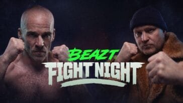 Aleksi Valavuori ja Kalle Palander vastakkain Beazt Fight Night -ottelun promokuvassa